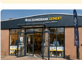 Impressie van een kledingwinkelpand